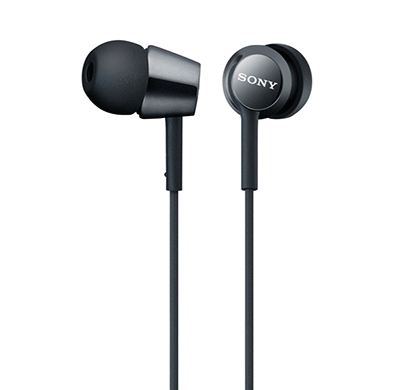 sony mdr-ex150 bqin in-ear earphones without mic (black)